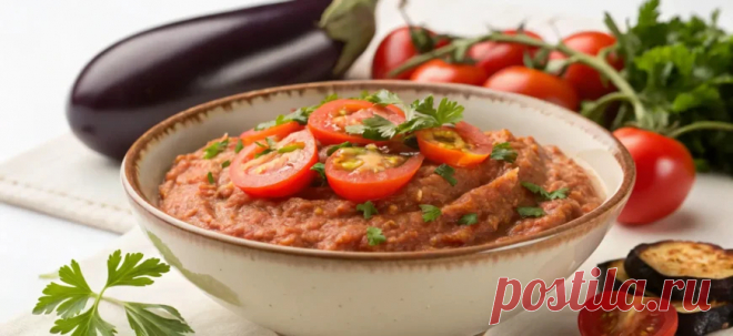 Баклажанная икра с дымком