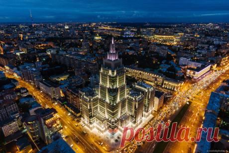 Москва: 60 красивых фотографий с высоты птичьего полета!