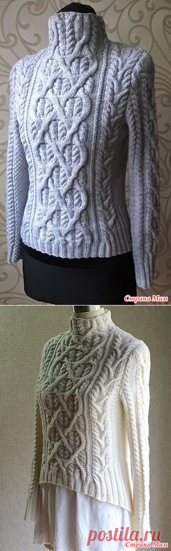 Влюбленный Шекспир-свитер спицами от Carol Sunday - Вязание - Страна Мам