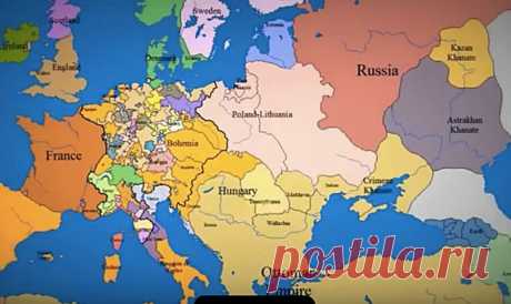 Изменение границ Европы за последнее тысячелетие. Интерактивная карта стран Изменение границ стран Европы 1140 по 2014 годы. Новая карта Европы. Автор неизвестен