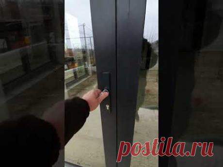 Ușă de intrare din aluminiu transformată total! 🔥 Peliculă ca să arate exact ca geamurile #sorts