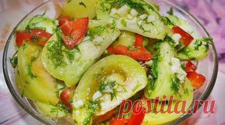 Маринованные зеленые помидоры на зиму. Потрясающая закуска! — Мой милый дом