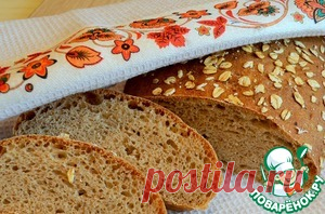 Хлеб с овсяными хлопьями - кулинарный рецепт