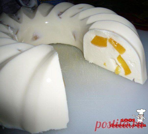 Ленивый кекс с персиками » Простые десерты | на 1001 десерт