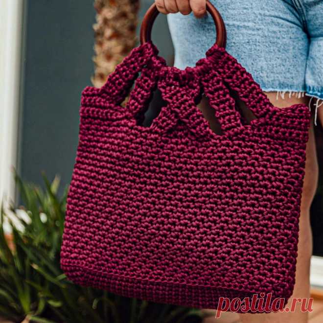 Сумка крючком. 7 вариантов со схемами – Paradosik Handmade - вязание для начинающих и профессионалов