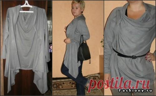 Сшить кофту для полных — Зеленый дом