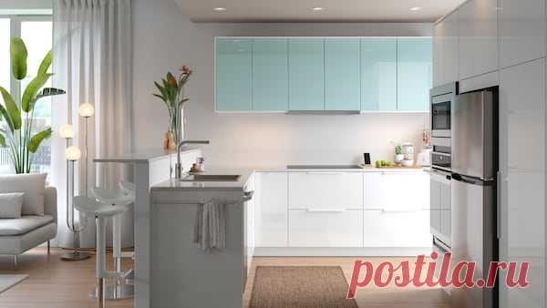 Large kitchen ideas with a clean, modern look - IKEA CA