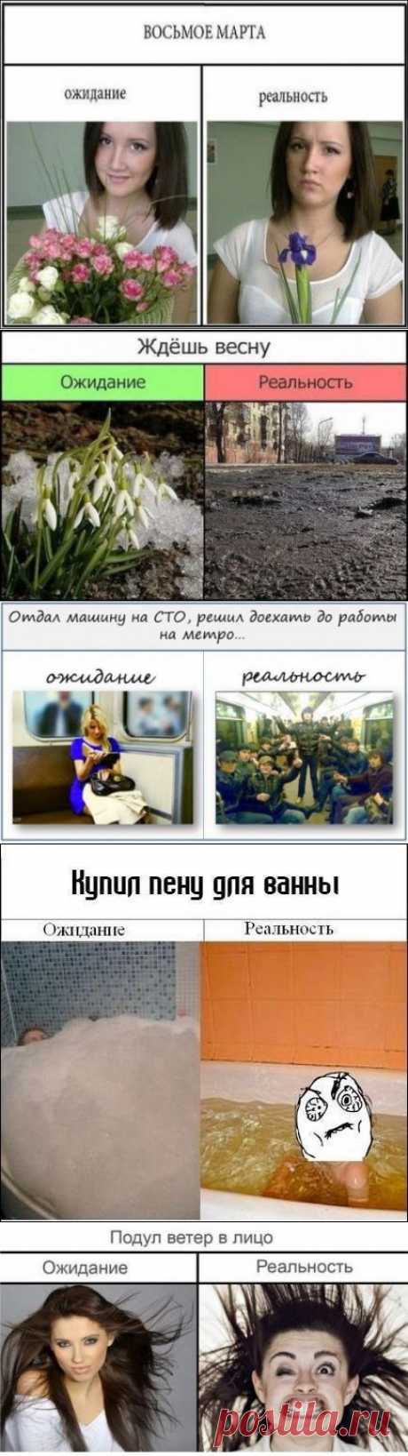 Ожидания vs. реальность (19 фото)