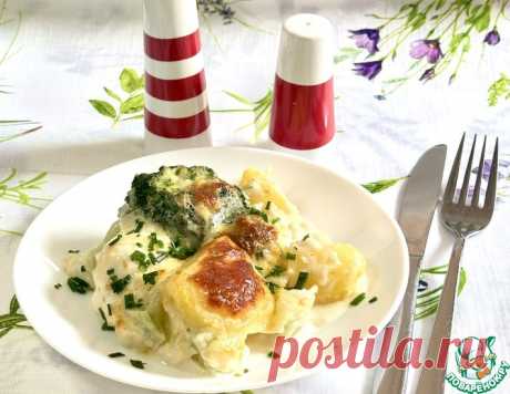 Запеканка из картофеля и брокколи – кулинарный рецепт