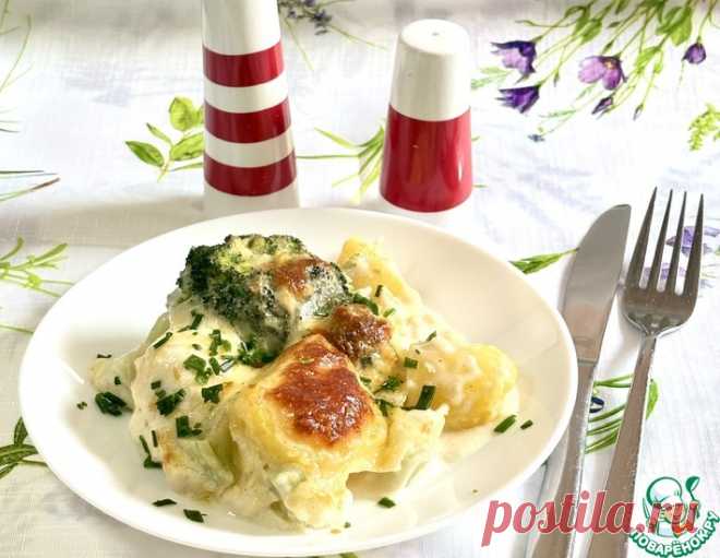 Запеканка из картофеля и брокколи – кулинарный рецепт