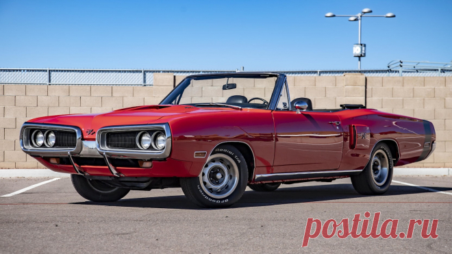 1970 Dodge Coronet R/T Convertible / W135 / Indy 2019 / Аукционы Mecum 1970 Dodge Coronet R/T кабриолет представлен как Лот W135 в Индианаполисе, в