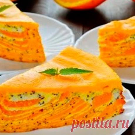 Воздушная тыквенная запеканка с творогом и манкой - МирТесен