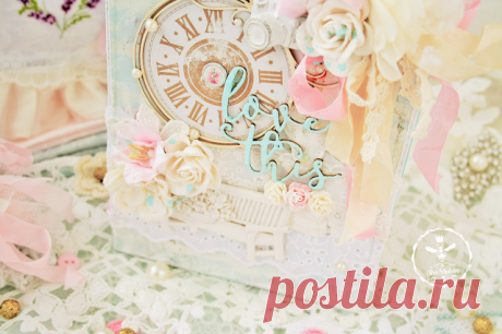 Bee Shabby: Love This! Мастер-классы по открытке и мешочку-упаковке от Эмилии