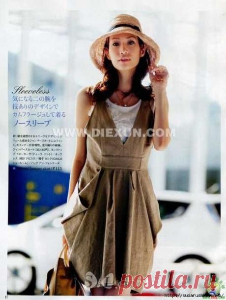 Для тех, кто шьёт. Интересная модель сарафана