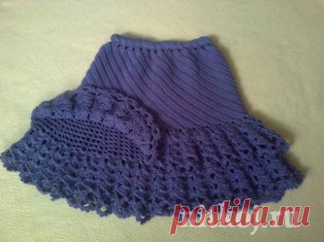 Юбка крючком для девочки » Ниткой - вязаные вещи для вашего дома, вязание крючком, вязание спицами, схемы вязания