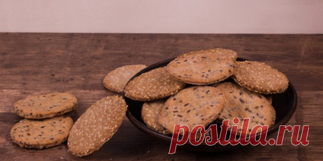 Пшенично-ржаные хлебцы с семенами льна