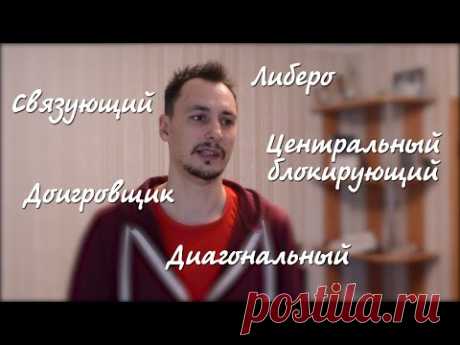 Игровые амплуа в волейболе. Первое видео - коротко обо всех.