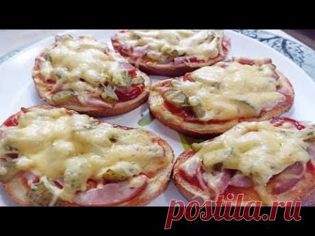 Вкуснейшие горячие бутерброды .Вкуснее пиццы..На завтрак самое то.