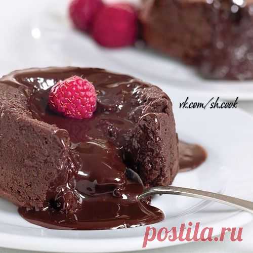 Тающий шоколад (Fondant au chocolat)