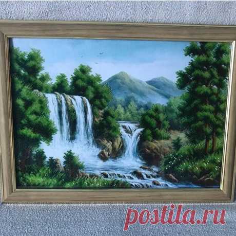 Картина &amp;laquo;Горная река&amp;raquo;