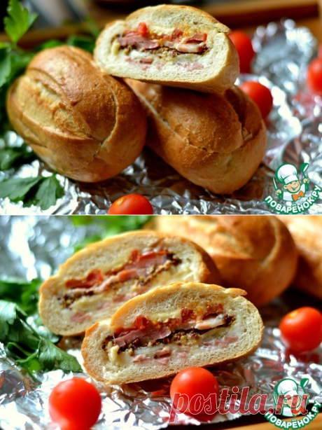 Бутерброды-булочки - кулинарный рецепт