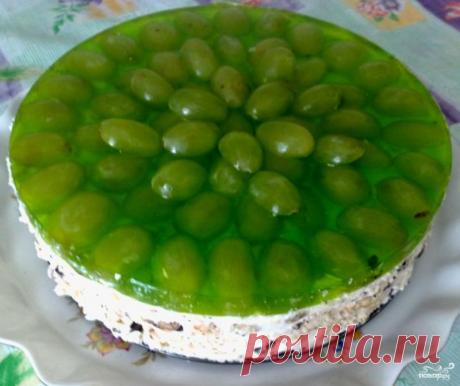 Торт без выпечки "Виноградинка"