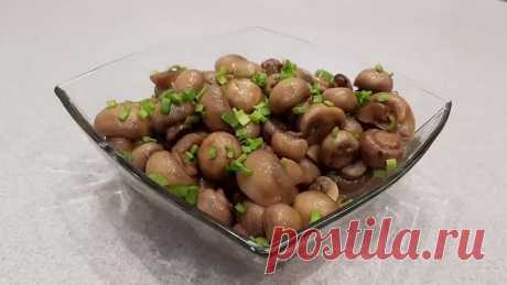 Шампиньоны.Просто пальчики оближешь самый быстрый и вкусный способ маринования