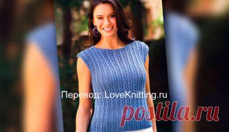 Пуловер без рукавов | Loveknitting.ru