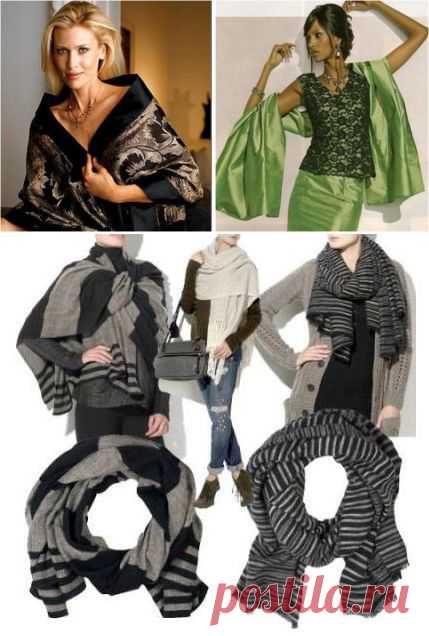 Палантины, или Секрет в узелке - 2 - подиум - Модные показы и fashion-тренды на ETOYA.RU!