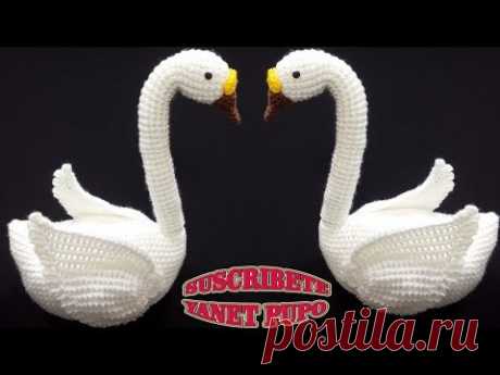COMO TEJER CISNES A CROCHET