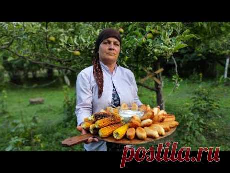 Пирожки с Капустой Готовим на Костре в Садже