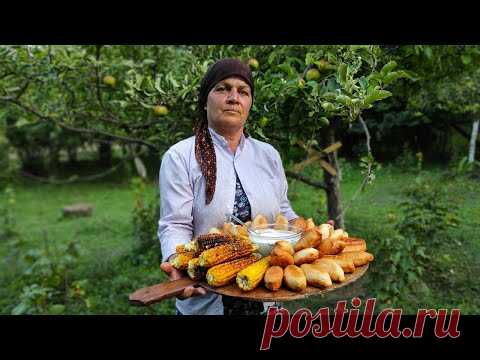 Пирожки с Капустой Готовим на Костре в Садже