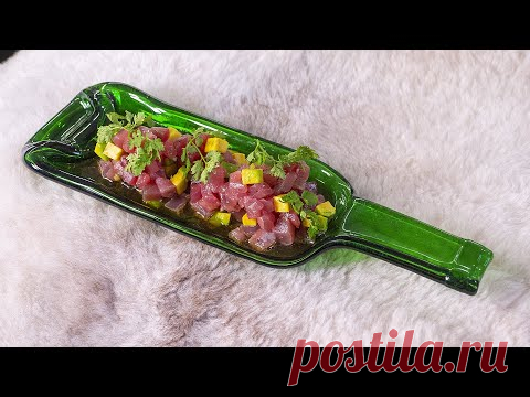 Любимое блюдо всех Шефов. Ресторанная классика. Тартар из тунца