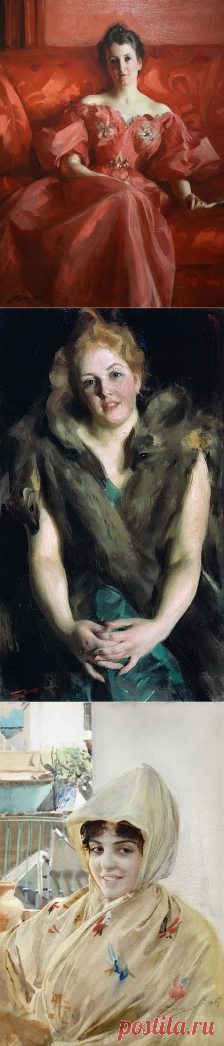 Художник Андерс Цорн (Anders Leonard Zorn). Картины