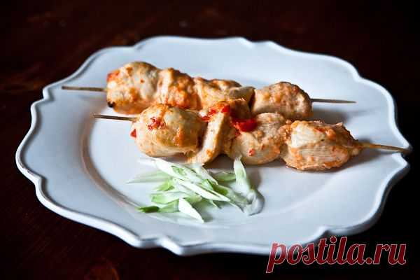 Шашлычки из куриной грудки | Четыре вкуса