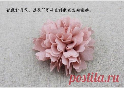 Тканевый цветок своими руками. Цветок своими руками из ткани | Amac