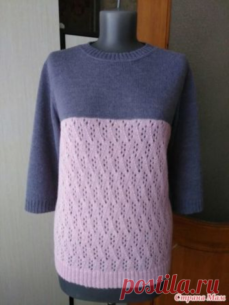 . Кофта из ареолы альпаки - Машинное вязание - Страна Мам