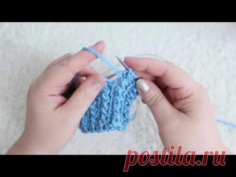 ОЧЕНЬ КЛАССНАЯ ФИГУРНАЯ РЕЗИНКА СПИЦАМИ. - YouTube