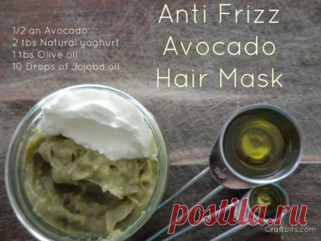 Anti Frizz Avocado Hair Mask — craftbits.com
