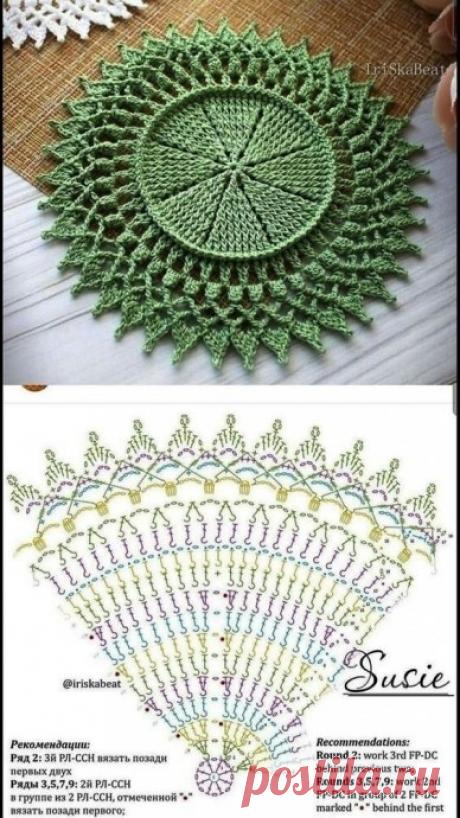 ​Лучшие салфетки крючком