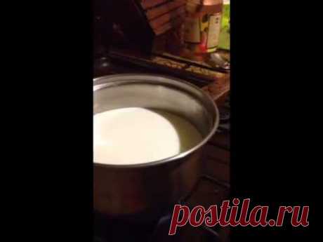 Сметана из молока