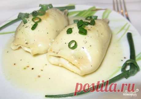 Кальмары, фаршированные овощами - пошаговый рецепт с фото на Повар.ру