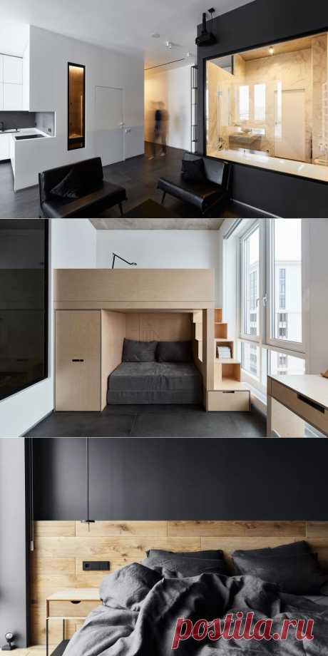 Минималистичная квартира в Москве от Ruetemple Studio | domcvetnik.com