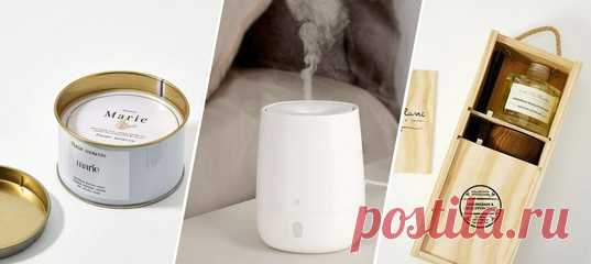 Диффузоры, свечи, спреи и другие аксессуары, которые помогут расслабиться или взбодриться.