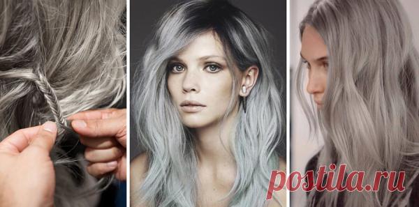 Как покрасить седые волосы своими руками: видео-инструкция по покраске в светлый цвет натуральными средствами, фото и цена