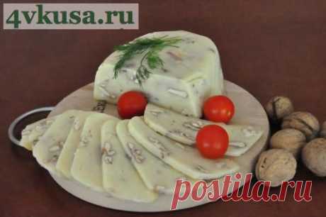 Домашний сыр с орехами | 4vkusa.ru