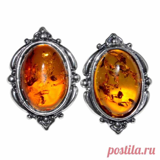 4.65g Authentic Baltic Amber 925 Sterling Silver Earrings Jewelry A8228 - JJDesignerJewelry