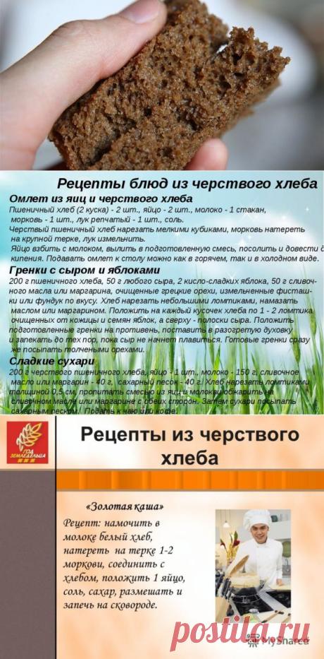 Экономная кулинария: 3 рецепта божественных завтраков из черствого хлеба! | Четыре вкуса