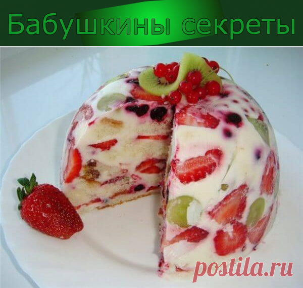 Фруктовый торт без выпечки — это наслаждение вкусом!