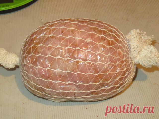 Рецепт Ветчина домашняя куриная